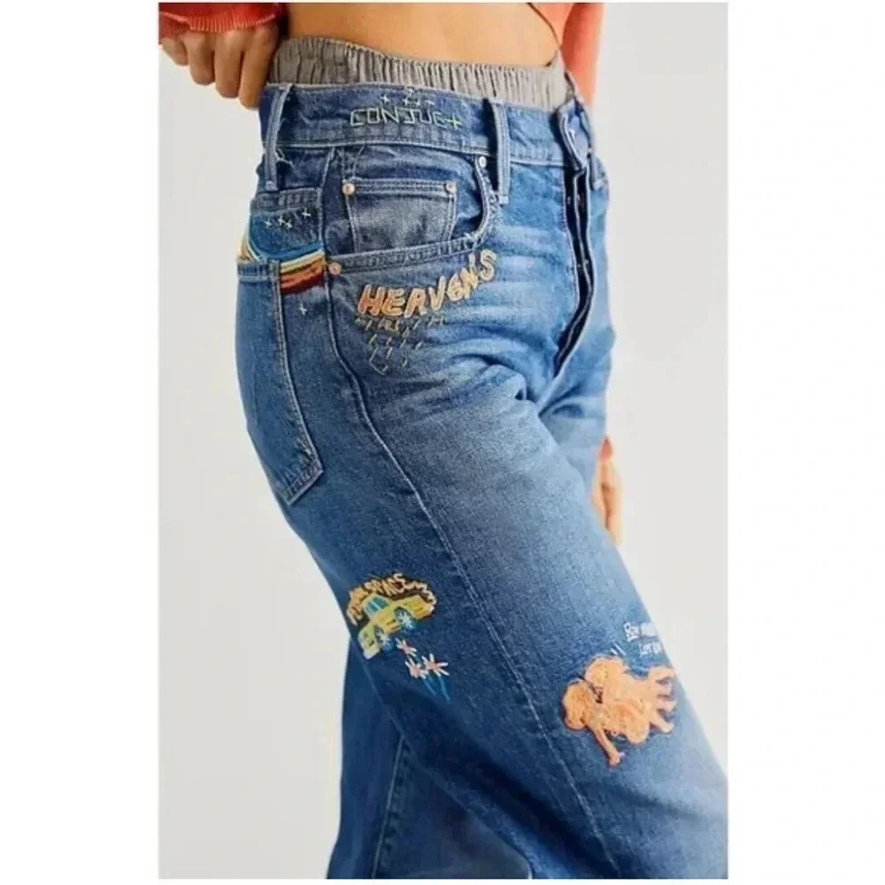 Mother Superior The Rambler Sneak Wash Running With Scissors Size 25 NWT $350